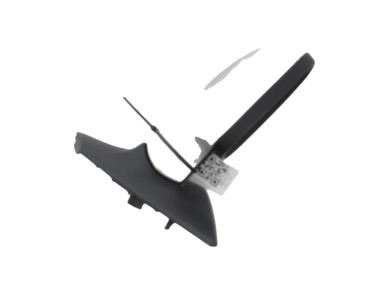 Right wing mirror - Renault MEGANE II PH.1 - Beige Clair - 7701068378 - Z1-1476N