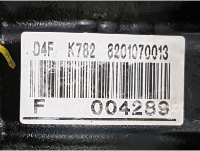 Engine type D4F782 - Renault WIND - S1-6922J