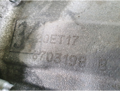 Gearbox type 20ET17 - Citroen C3 PICASSO PH.2 - F1-4893J