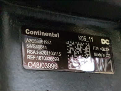 Engine type K9K646 - Renault TALISMAN - F1-8211K