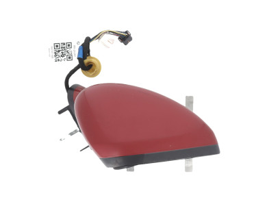 Right wing mirror - Citroen C4 II PH.1 - Rouge Clair - 1607025180 - M1-2628U