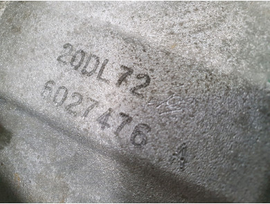 Gearbox type 20DL72 - Peugeot 206 - Y1-7798X
