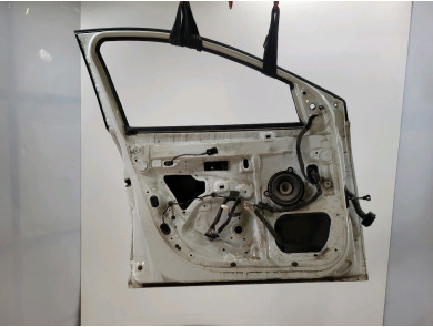 Left front door - Renault MEGANE III PH.1 - Blanc - 801016886R - F1-7793S