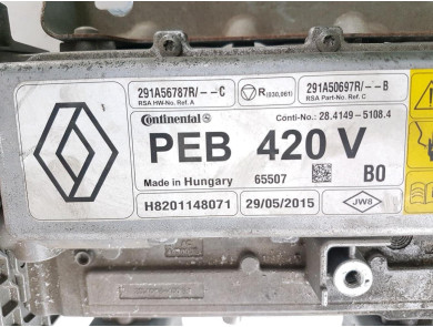 Boîtier chargeur - Renault ZOE PH.1 - 291A50697R - P0-8846I