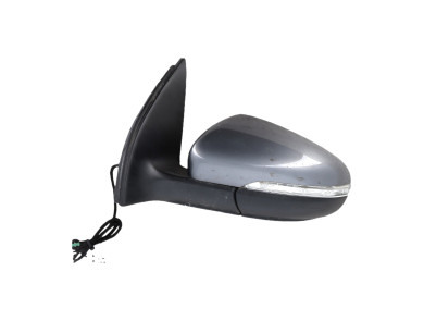 Left wing mirror - Volkswagen GOLF VI - Gris Fonce - 5K0857507AD9B9 - V2-2056W