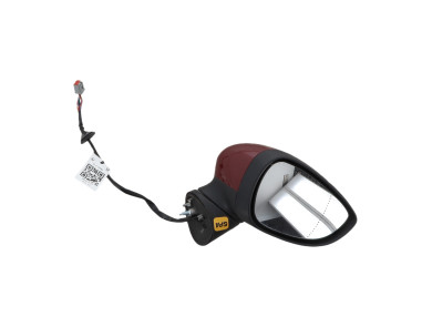 Right wing mirror - Ford FIESTA VI PH.1 - Rouge Fonce - 1753802 - I2-2125M
