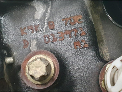Engine type K9K702 - Renault CLIO II PH.2 - P1-7635T