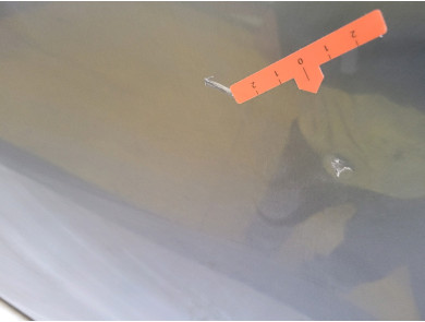 Right door (3-door models only) - Citroen DS3 I PH.1 - Gris Clair - 9800008180 - C1-1828G