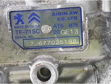 Gearbox type 20GE13 - Peugeot 2008 I PH.2 - X1-4201C