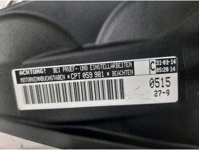 Engine type CPTA - Volkswagen POLO V PH.1 - R1-7043S