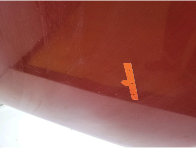 Hood (Bonnet) - Renault R19 PH.2 - Rouge Clair - 7751470908 - P1-3976T