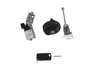 Steering lock and door key cylinders kit - Peugeot 207 - 4162NW - M1-4741A