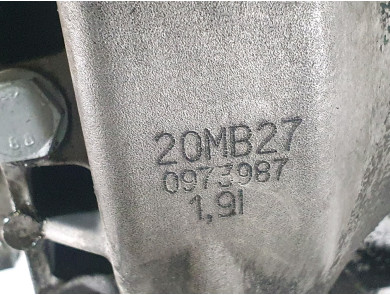 Boîte de vitesses type 20MB27 - Peugeot 308 I PH.2 - P1-7357S
