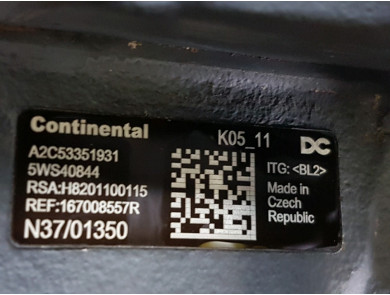 Engine type K9K636 - Renault SCENIC III PH.3 - M1-5093P