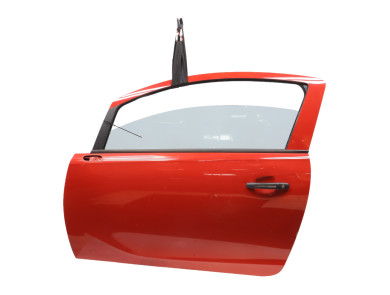 Porte gauche (3 portes) - Opel CORSA E - Rouge Clair - 13433486 - S1-7815B