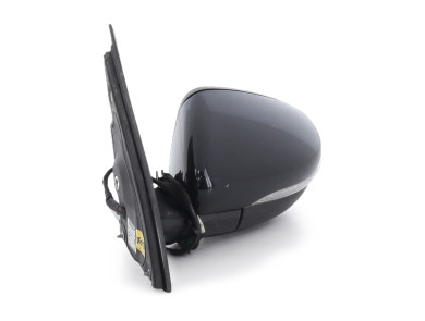 Left wing mirror - Volkswagen GOLF VI - Noir - 5K0857507AD9B9 - E1-8258Y