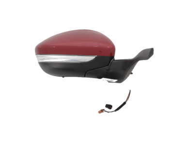 Rétroviseur droit - Peugeot 208 I PH.1 - Rouge Fonce - 1611240380 - T1-1228G