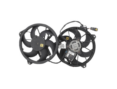 Radiator fan + mounting used - Citroen C6 - 1253 K5