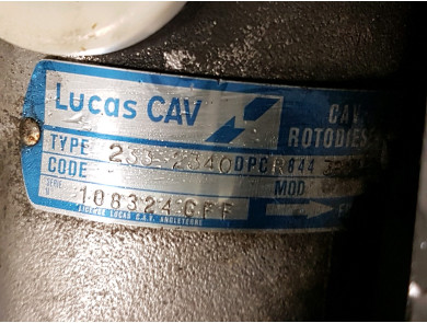 Moteur type 852D750 - Renault TRAFIC - C0-6166S