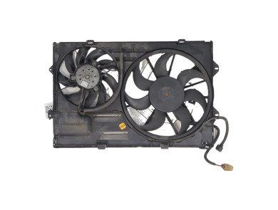 Radiator fan + mounting used - Volkswagen TRANSPORTER - 7H0959455A