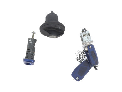 Steering lock and door key cylinders kit