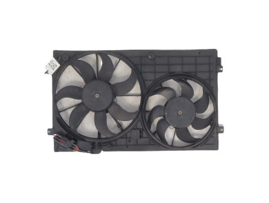 Radiator fan + mounting - Volkswagen SCIROCCO III PH.1 - 1K0959455FR - I0-0222H