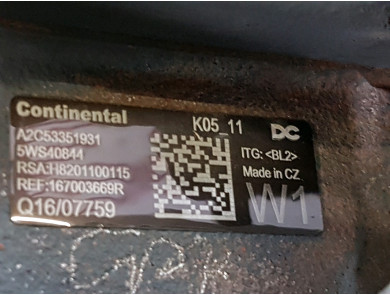 Engine type K9K656 - Renault MEGANE IV PH.1 - Y1-4967X