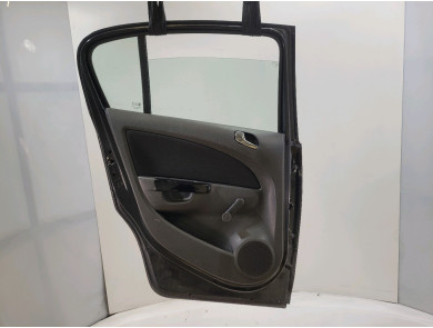 Rear left door - Opel CORSA D PH.2 - Noir - 93189342 - C1-7115U