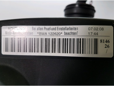 Moteur type BWA - Audi TT II PH.1 - Q1-4315N
