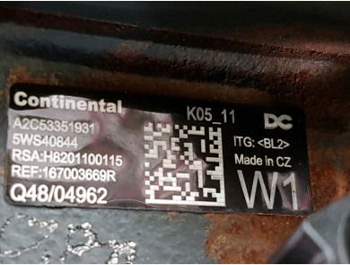 Engine type K9K648 - Renault KADJAR PH.1 - Z1-3833A