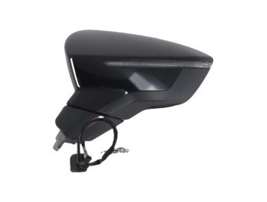 Rétroviseur gauche - Seat LEON III PH.1 - Gris Fonce - 5F1857507P9B9 - K1-0825U
