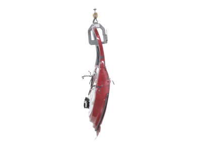 Right door (3-door models only) - DS DS3 I PH.2 - Rouge Fonce - 9800008180 - S1-1770H