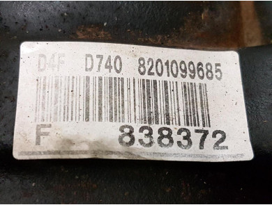 Engine type D4F740 - Renault MODUS PH.2 - Z1-6651W