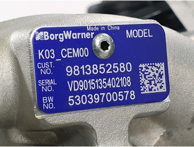 Engine type 5G06-1625886580 - Citroen C5 AIRCROSS PH.1 - Z1-4402S