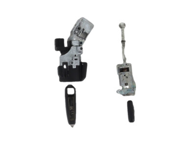 Steering lock and door key cylinders kit used - Citroen C4 - 9801984780
