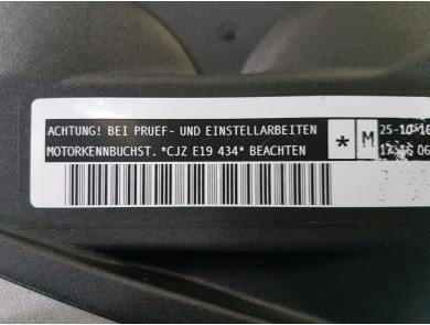 Moteur type CJZE - Seat IBIZA IV PH.3 - Q1-2207T