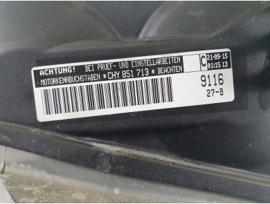 Moteur type CHYA - Volkswagen POLO V PH.2 - U0-8708X
