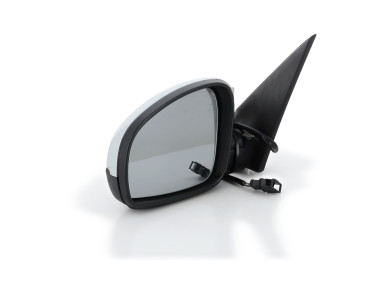 Left wing mirror - Skoda ROOMSTER PH.2 - Blanc - 5J1857507A - J1-8176R