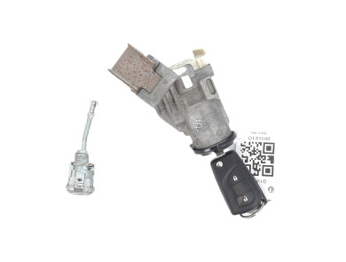 Steering lock and door key cylinders kit used - Citroen C1 - 1669562680