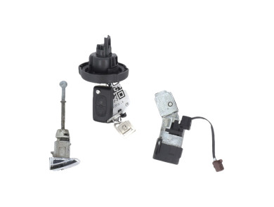 Steering lock and door key cylinders kit used - Peugeot 3008 - 00004162SX