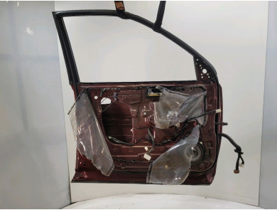 Left front door - Nissan X-TRAIL I PH.1 - Rouge Fonce - H010A-8H7MA- C0-2258J