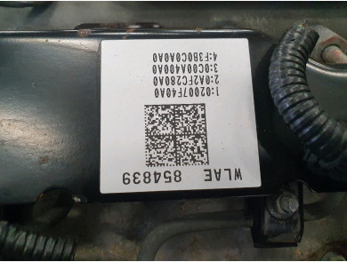 Moteur type WLC - Mazda BT-50 FREESTYLE I PH.1 - Q0-4017Y