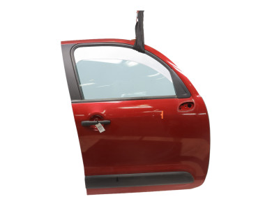 Right front door - Citroen C3 PICASSO PH.1 - Rouge Fonce - 00009004AW - A0-8557W