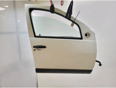 Porte avant droite - Dacia SANDERO I - Blanc - 801006248R - N0-9904B