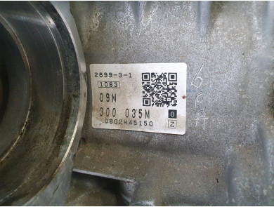 Boîte de vitesses type JBG - Volkswagen TIGUAN I PH.1 - S1-3537R