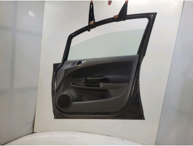 Right front door - Opel CORSA D PH.2 - Noir - 93189329 - A1-7119F