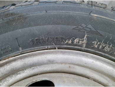 COMPLETE WHEEL SET OF TWO REAR - Iveco DAILY II PH.1 - GPA-26-0046371 - K1-9432G