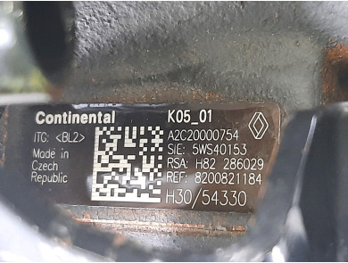 Engine type K9K832 - Renault MEGANE III PH.1 - R1-3252L