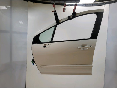 Left front door - Peugeot 308 I PH.1 - Blanc - 9002AW - Y1-2060W