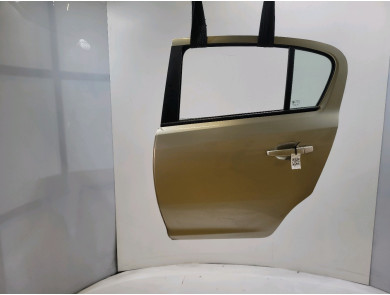 Porte arrière gauche - Opel CORSA D PH.1 - Jaune Fonce - 93189342 - V1-1839R